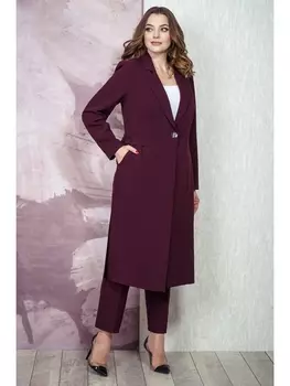 Брючные костюмы 6517 ежевика