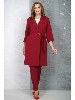 Брючные костюмы 6760 бордо