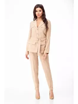 Брючные костюмы 676 бежевый