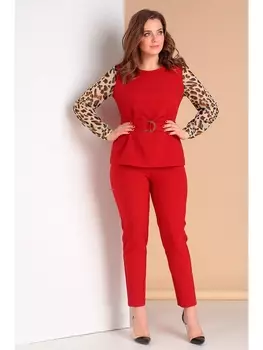 Брючные костюмы 685 -красный