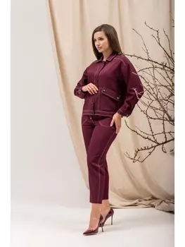 Брючные костюмы 6922 бордо