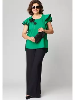 Брючные костюмы 7182 изумруд