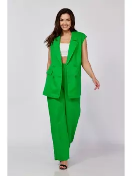 Брючные костюмы 724-023 ультразелень