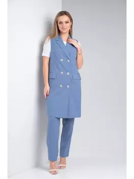 Брючные костюмы 7646Л деним