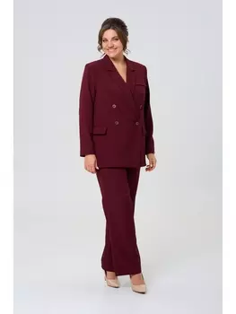 Брючные костюмы 7732 винный