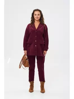 Брючные костюмы 7822 винный