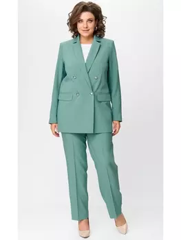 Брючные костюмы 785+596 мята