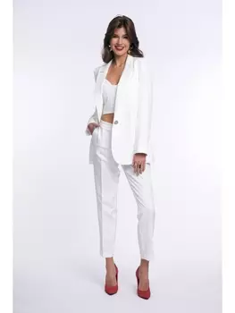 Брючные костюмы 8002.1 молочный