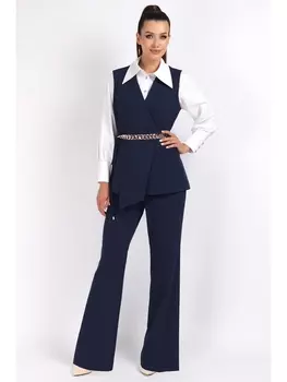 Брючные костюмы 811 темно-синий