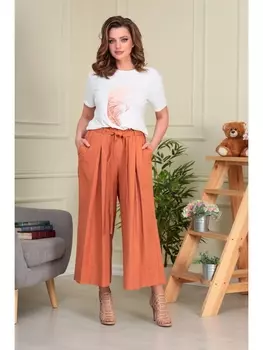 Брючные костюмы 863 терракотовый