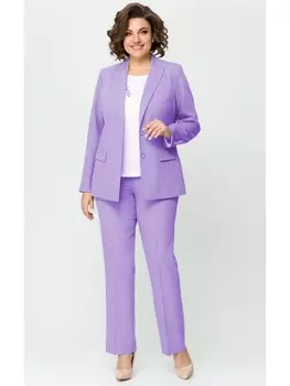 Брючные костюмы 866+596 лаванда