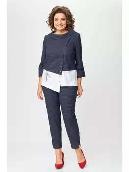 Брючные костюмы 881/7 синий