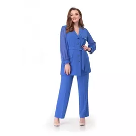 Брючные костюмы 883 голубой