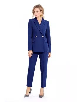 Брючные костюмы 916 васильковый