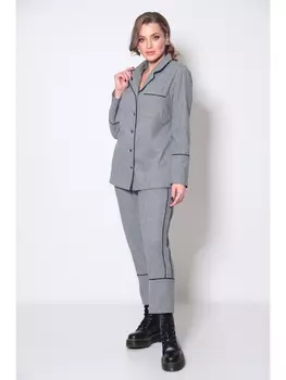 Брючные костюмы 959 серый