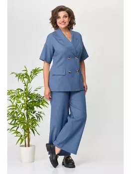 Брючные костюмы 997 кобальт