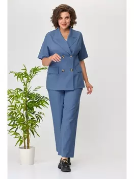 Брючные костюмы К997 кобальт