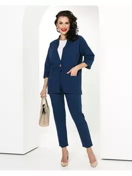 Брючные костюмы Костюм брючный "Мировая тенденция" (блю) К2021