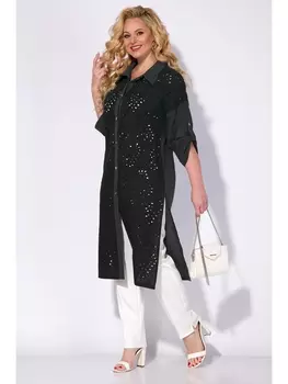 Брючные костюмы М1306БРл черный+белый