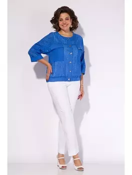 Брючные костюмы М1312БрЛ электрик+светлый