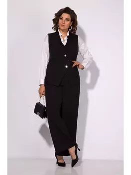 Брючные костюмы М1338 черный