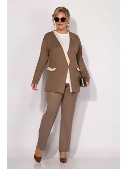 Брючные костюмы М1368БрПн капучино