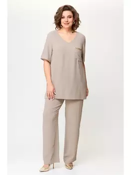 Брючные костюмы М145 бежевый