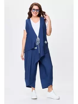 Брючные костюмы М146/1 синий