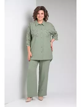 Брючные костюмы М147/1 оливка