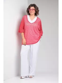 Брючные костюмы М149 коралл