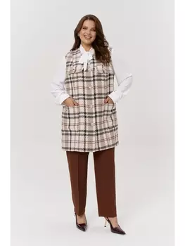 Брючные костюмы М153/1 бежевый-орех