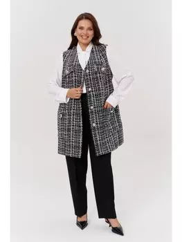 Брючные костюмы М153 бело-черный