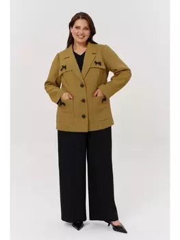 Брючные костюмы М158 горчица-черный