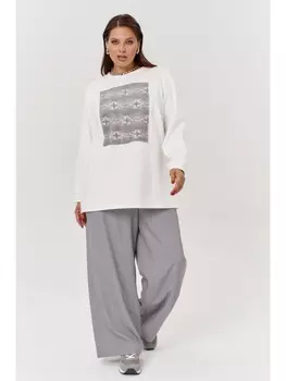 Брючные костюмы М161/1 черо-белый