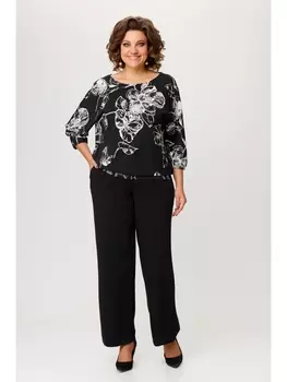 Брючные костюмы М547 черный