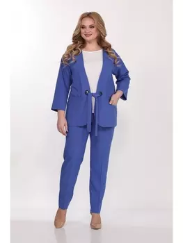 Брючные костюмы М625 василек
