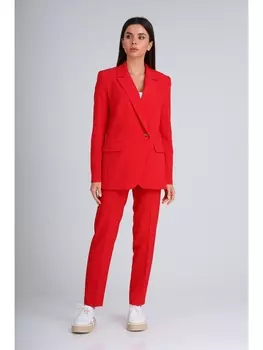 Брючные костюмы М694 красный