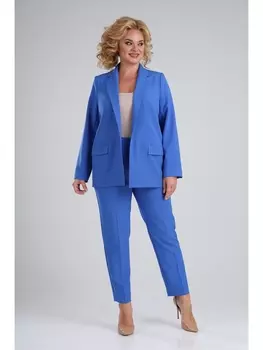 Брючные костюмы М727 василек