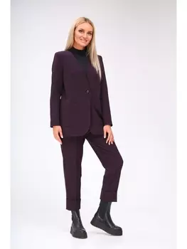 Брючные костюмы М740 баклажан