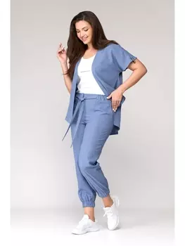 Брючные костюмы М-1098/1 голубой