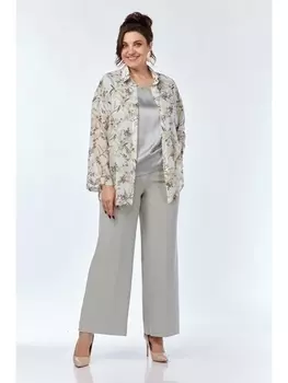 Брючные костюмы М-1193F цветочный принт