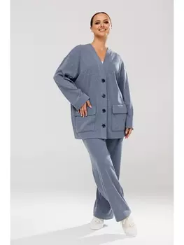 Брючные костюмы М-122 синий