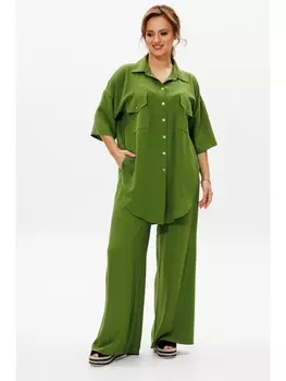 Брючные костюмы М-182 фисташка