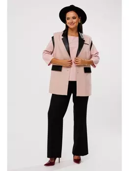Брючные костюмы М-207 пудра, черные