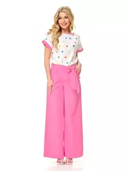 Брючные костюмы M-7517 розовый