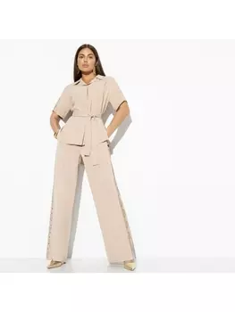 Брючные костюмы Престижная номинация (беж, 2 в 1, с поясом)