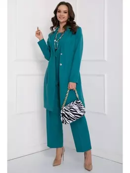 Брючные костюмы ТРЕВИЗО (БИРЮЗА)