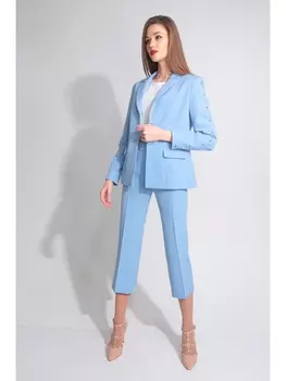 Брюки 16361-голубой