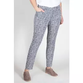 Брюки 205-синий_узор