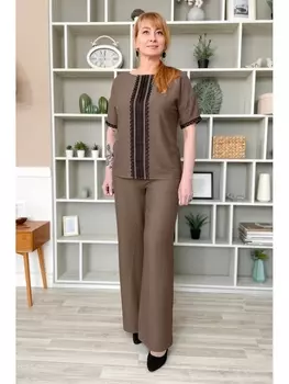 Брюки 2215 коричневый